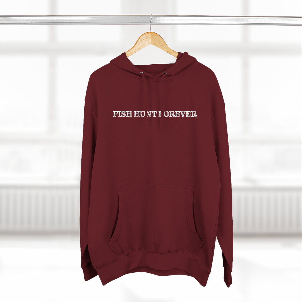 I Fish and Always Will. Fleece Hoodie for Fishing Enthusiasts, Cozy Fishing Apparel, Gifts for Anglers, Fish Hunt Forever Hoodie, Outdoor Adventure Wear, [...]