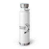 Fish Hunt Forever - Insulated Water Bottle - 22oz, Sport Hydration, Outdoor Gear, Camping Essential, Gift for Fishermen
