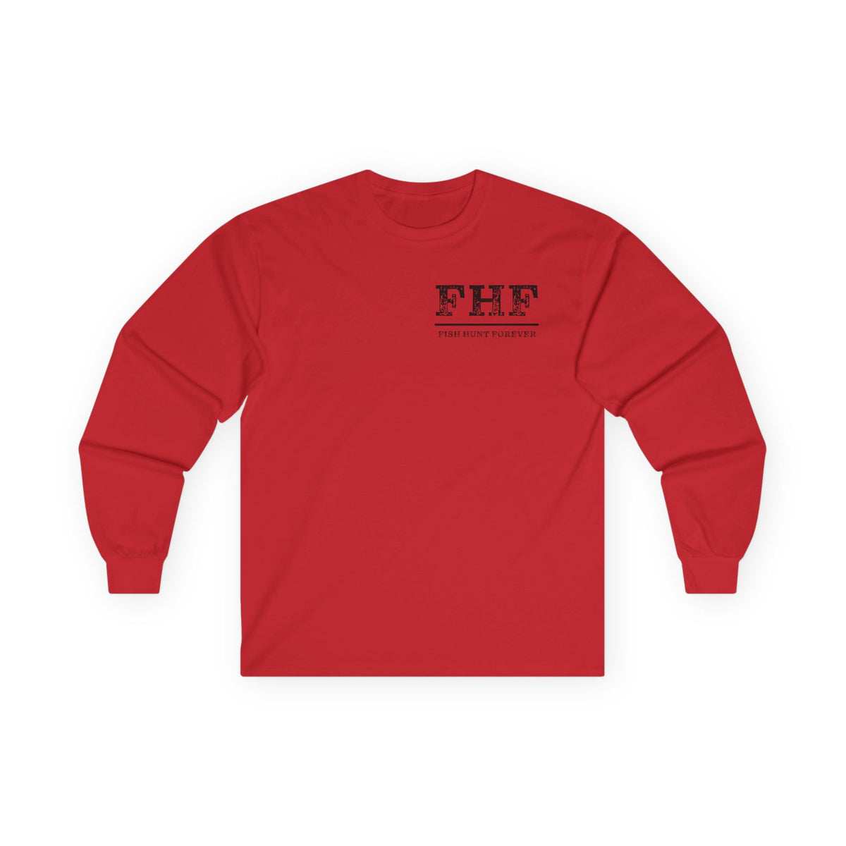Fish Hunt Forever Long Sleeve Tee — FHF Logo Shirt