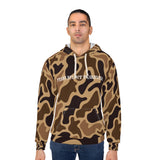 Old School Camo Hunting Hoodie – Fish Hunt Forever, Outdoor Apparel, Gift for Fishermen, Unisex Sweatshirt, Nature Lovers Clothing