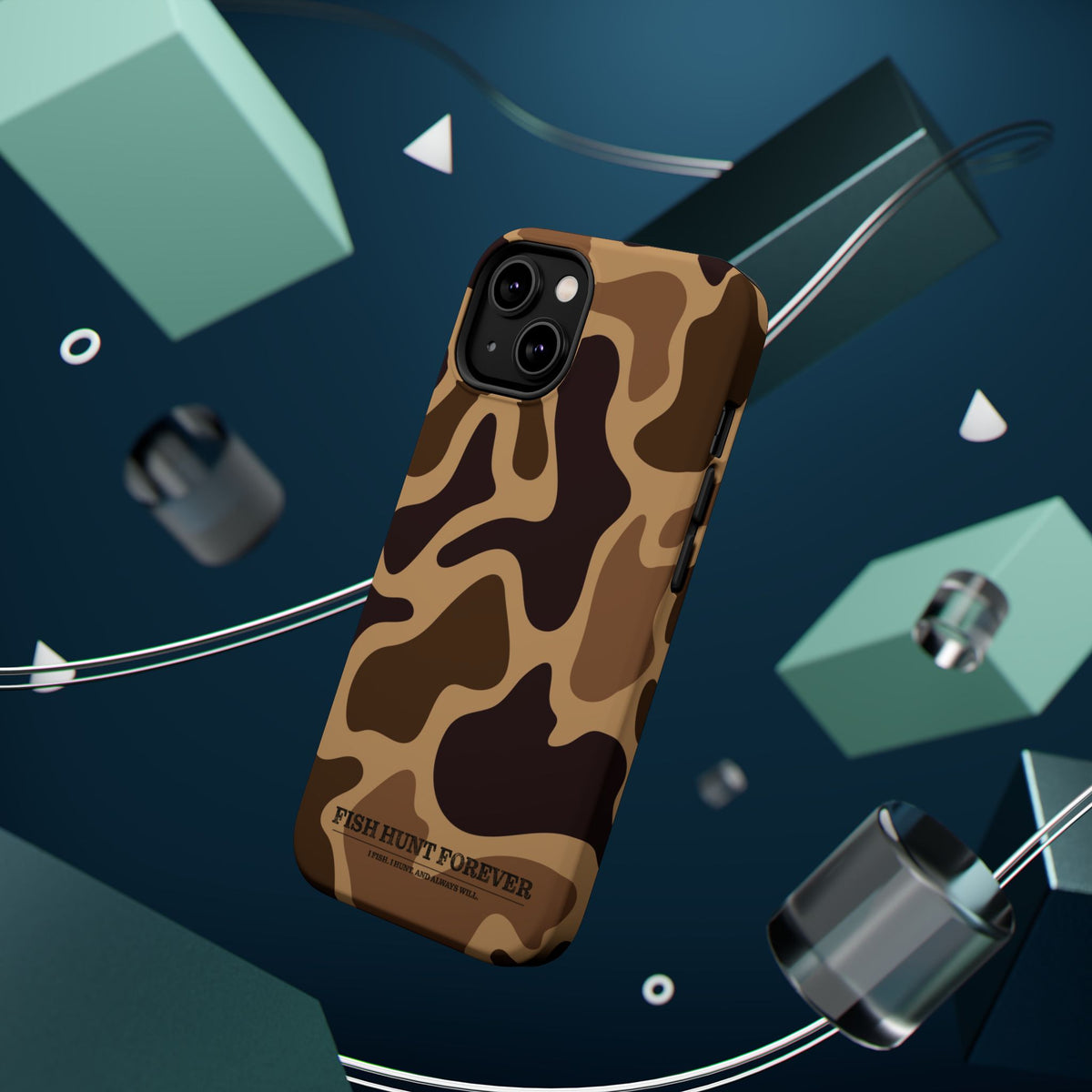 Camouflage - Magnetic Phone Case - Fish Hunt Forever Design