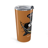 SJR500 2026 - 20oz Brown Fishing Tumbler — SJR500 Event Travel Mug