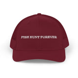 Fisherman Snapback Cap - Fish Hunt Forever Hat, Outdoor Gear, Fishing Gift, Camping Apparel, Trucker Style