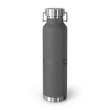 Fish Hunt Forever - Insulated Water Bottle - 22oz, Sport Hydration, Outdoor Gear, Camping Essential, Gift for Fishermen