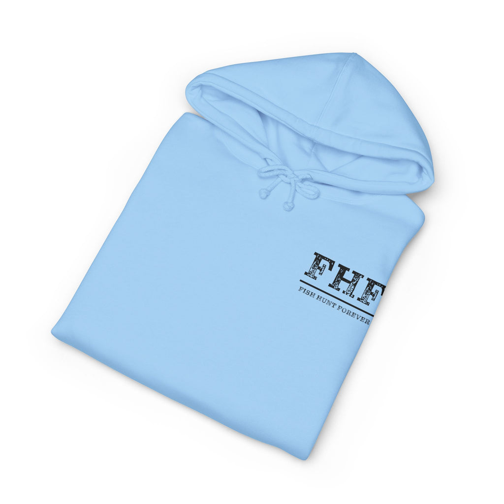 FHF Hoodie — “Fish Hunt Forever” Minimalist Fishing Pullover