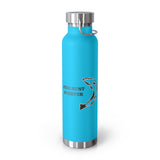 Fish Hunt Forever - Insulated Water Bottle - 22oz, Sport Hydration, Outdoor Gear, Camping Essential, Gift for Fishermen