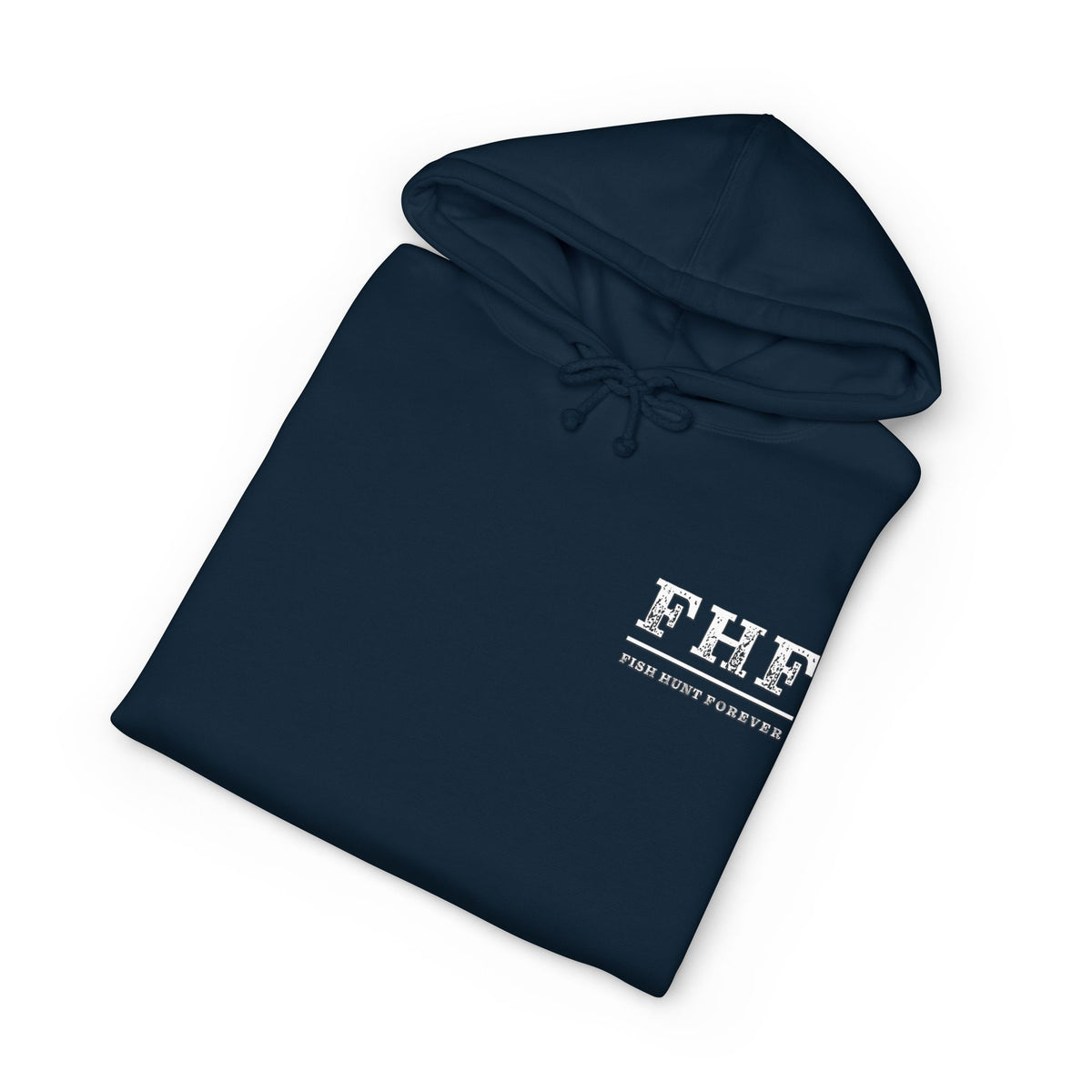 FHF Hoodie — “Fish Hunt Forever” Minimalist Fishing Pullover
