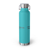 Fish Hunt Forever - Insulated Water Bottle - 22oz, Sport Hydration, Outdoor Gear, Camping Essential, Gift for Fishermen