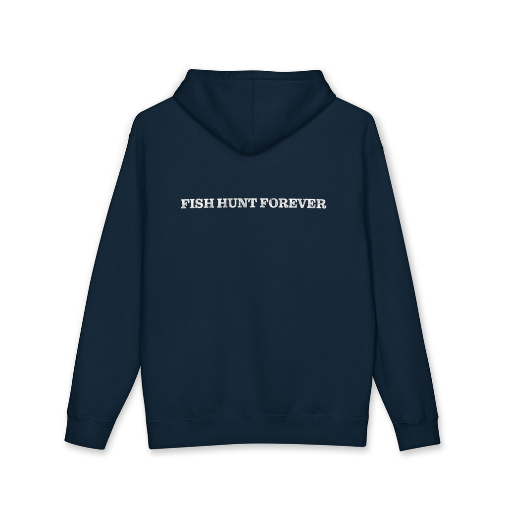 FHF Hoodie — “Fish Hunt Forever” Minimalist Fishing Pullover