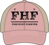 Women's Washed Mesh-Back Cap - Fish Hunt Forever