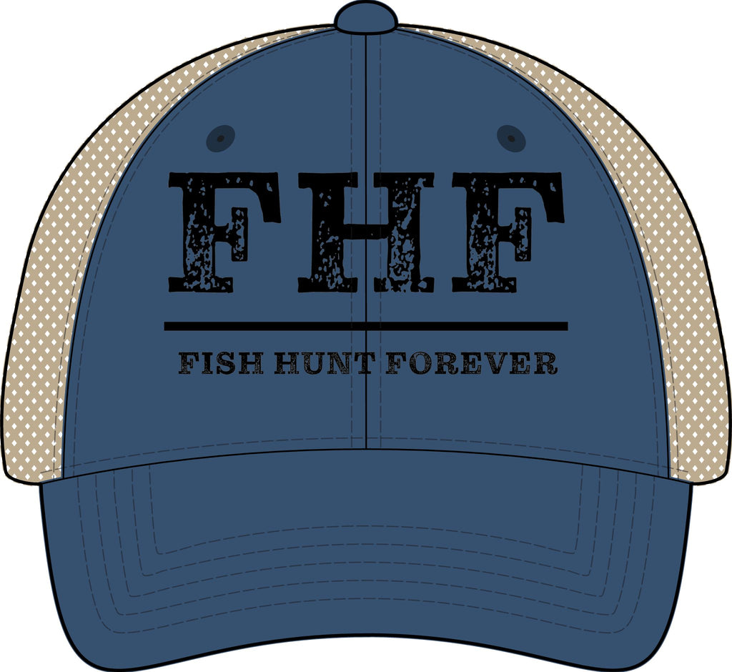 Women's Washed Mesh-Back Cap - Fish Hunt Forever
