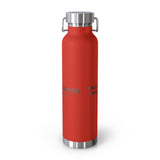 Fish Hunt Forever - Insulated Water Bottle - 22oz, Sport Hydration, Outdoor Gear, Camping Essential, Gift for Fishermen