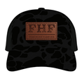 Richardson 112 Black Camo FHF Trucker Hat