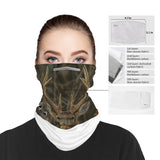 Whitetail Buck - 184. Printed Snood Scarf/Bandana For Adults/ Mask