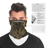 Whitetail Buck - 184. Printed Snood Scarf/Bandana For Adults/ Mask