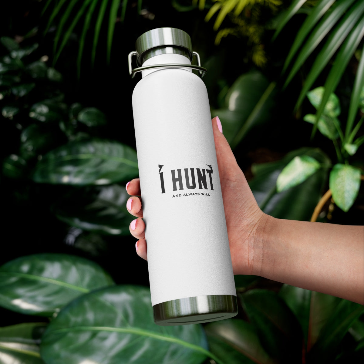 I Hunt And Always Will. North American Waterfowl | SJR Copper Vacuum Insulated Bottle, 22oz