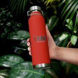 I Hunt And Always Will. North American Waterfowl | SJR Copper Vacuum Insulated Bottle, 22oz